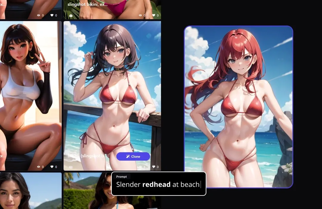 Image cloning example